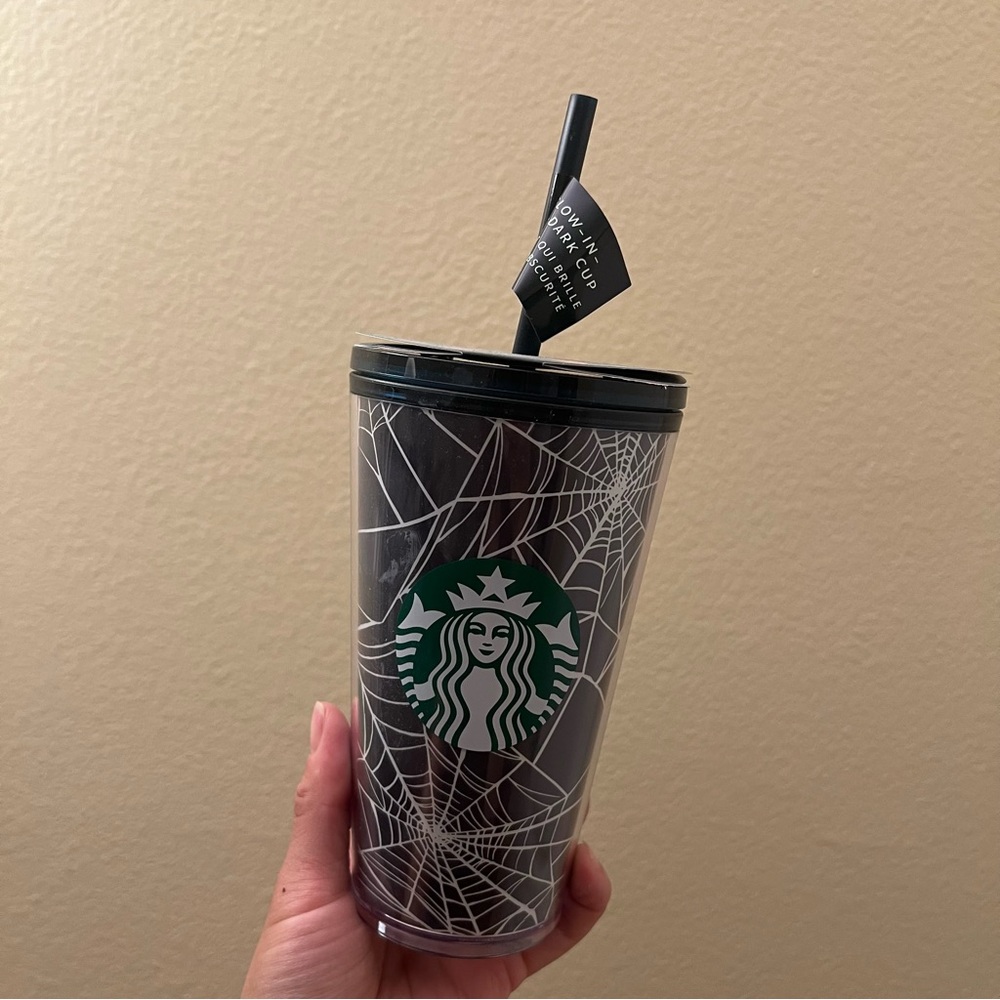 Starbucks Grande Spider Web Glow in the dark